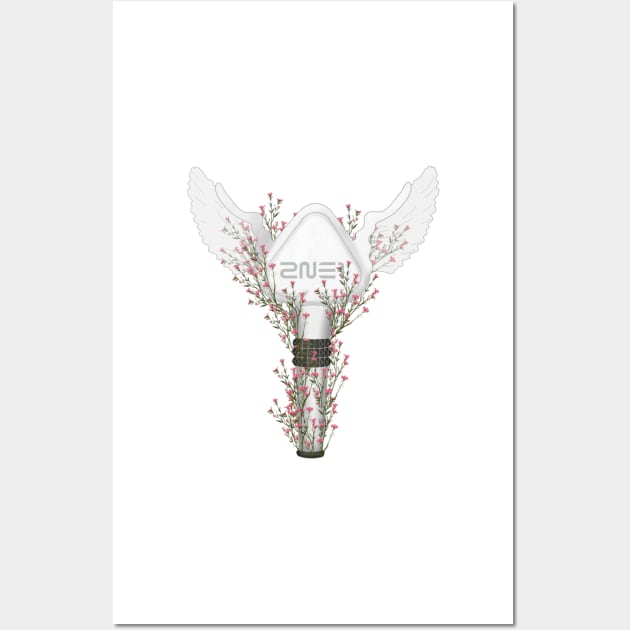 2NE1 Lightstick kpop Wall Art by RetroAttic